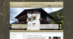 Desktop Screenshot of landhaus-sailer.at