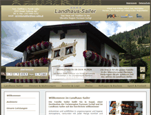 Tablet Screenshot of landhaus-sailer.at